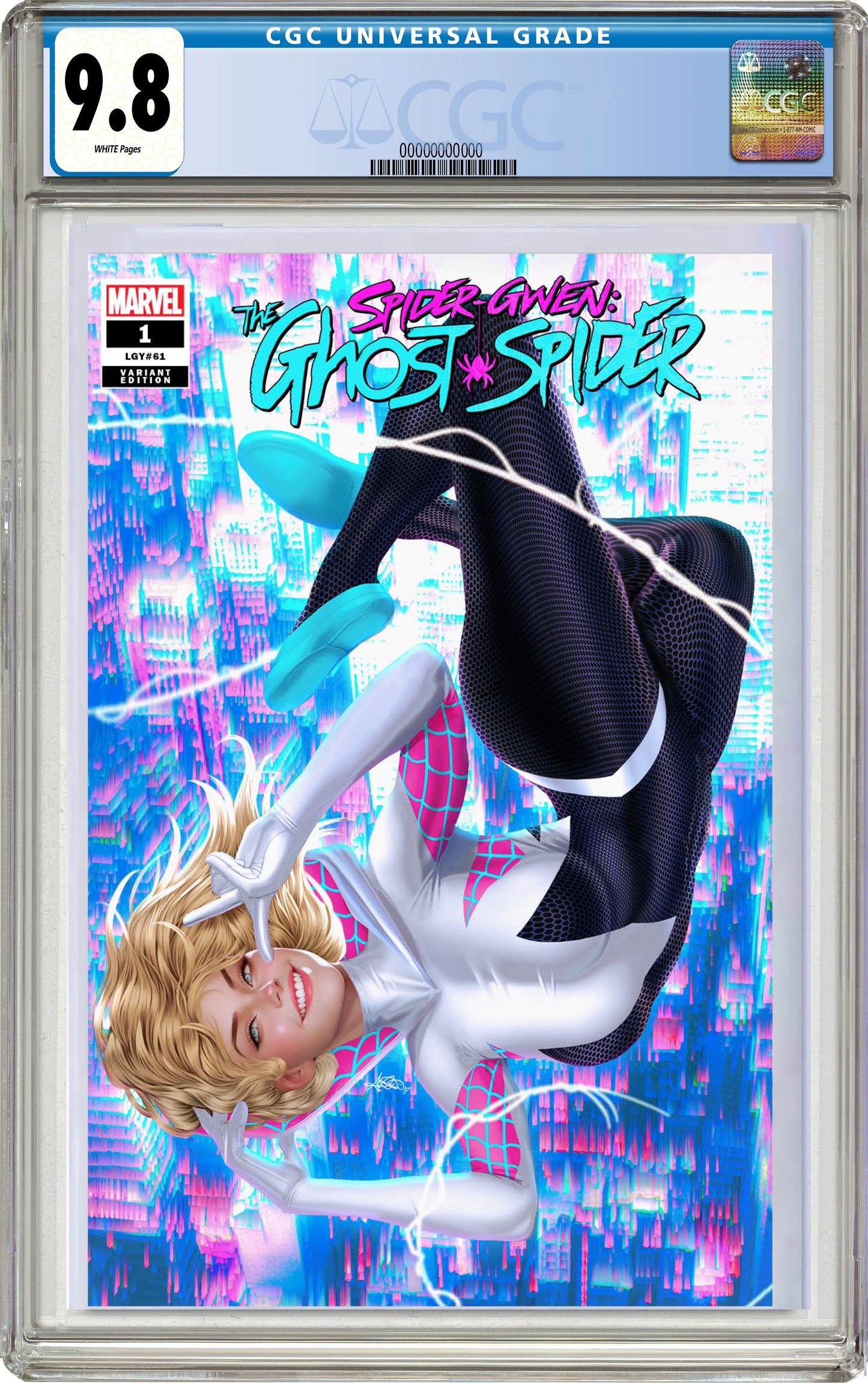 Trade Dress 9.8 CGC - Spider-Gwen: Ghost Spider #1 (Ariel Diaz Exclusive)