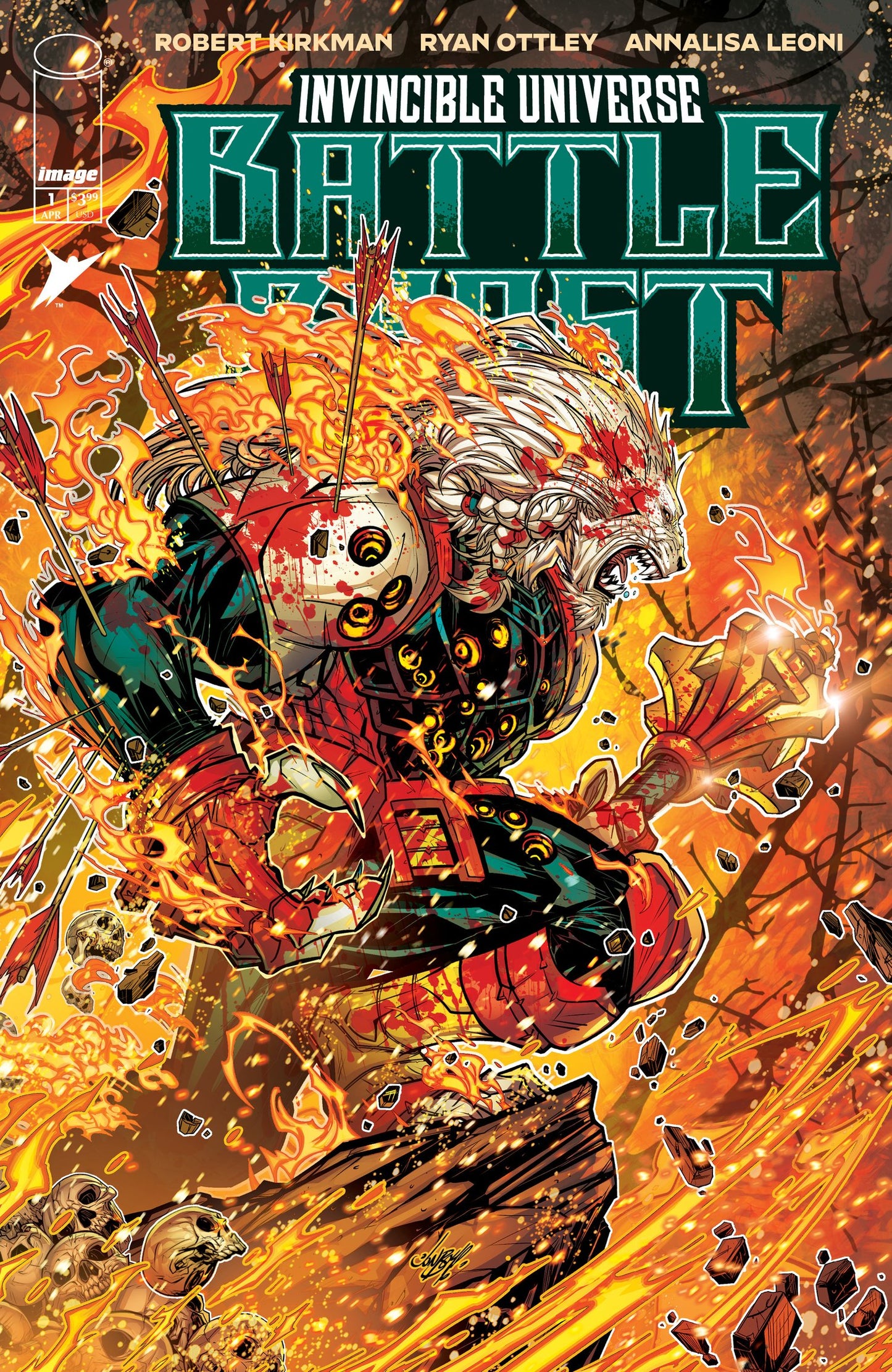 *PRE-Sale* Battle Beast #1 (1:100 JonBoy Meyers FOIL) - Cover G